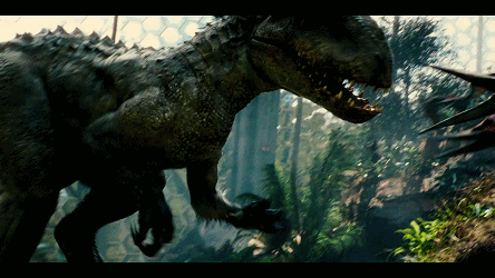 《侏罗纪世界》混血恐龙正面照曝光 尖牙厉爪血盆大嘴(图4)