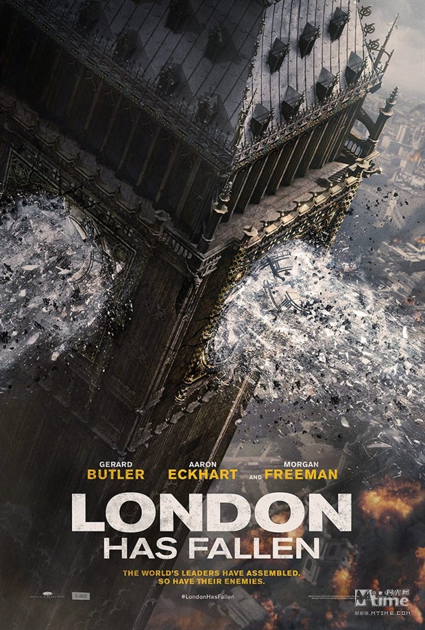 《伦敦陷落》发布新海报 伦敦城一派“陷落”惨景(图1)