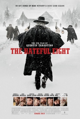 昆汀《八恶人》新版海报 从背影看雪中多人枪战(图1)
