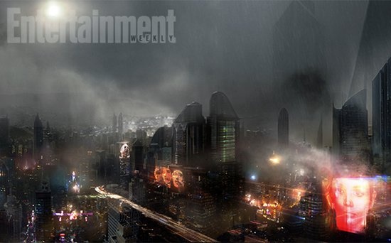 《银翼杀手2》视觉图曝光 未来城市现迷幻气质(图1)