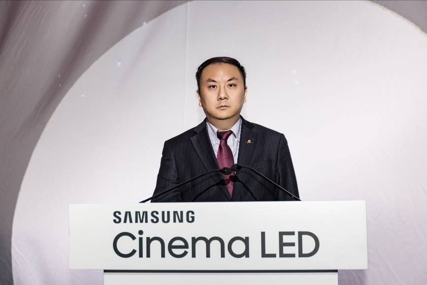 未来观影娱乐体验，三星携手万达电影揭幕中国首块LED电影屏(图5)
